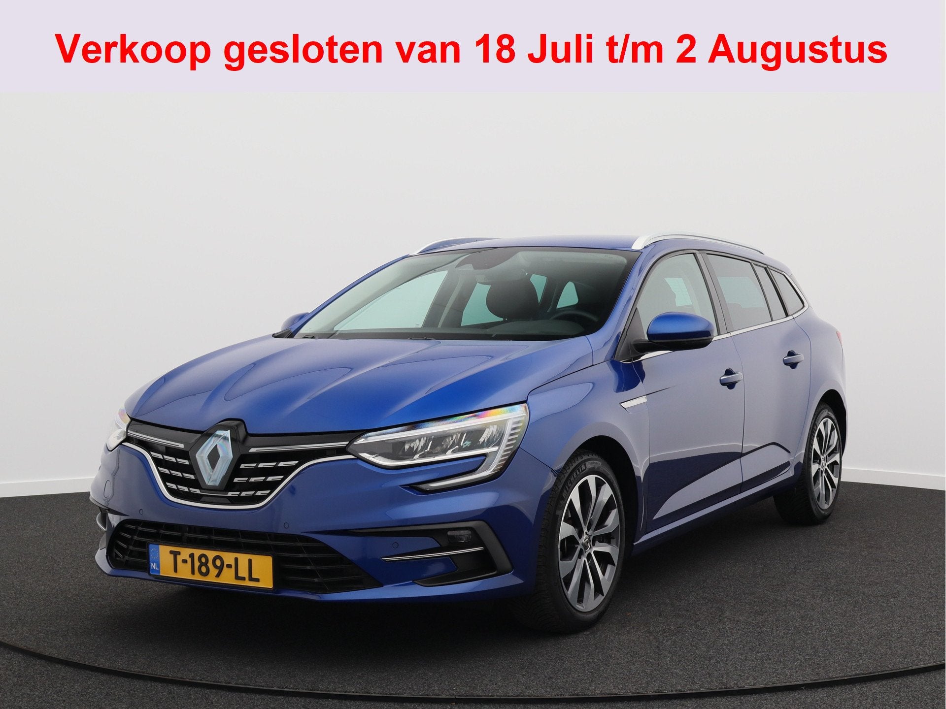 Renault Mégane Estate 1.3 TCe 140 Techno/ automaat/ lage km, Gebruikt, 4 cilinders, Parkeersensor, Blauw