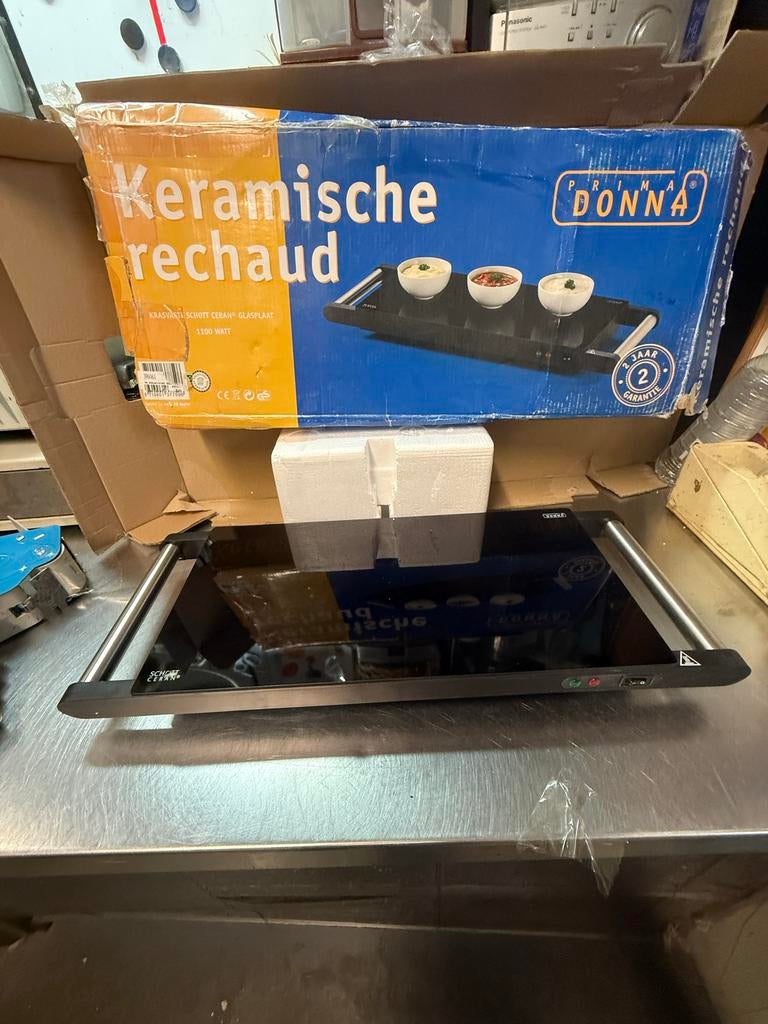 Prima Donna Keramische Rechaud - 1100 Watt, Ophalen of Verzenden, Nieuw