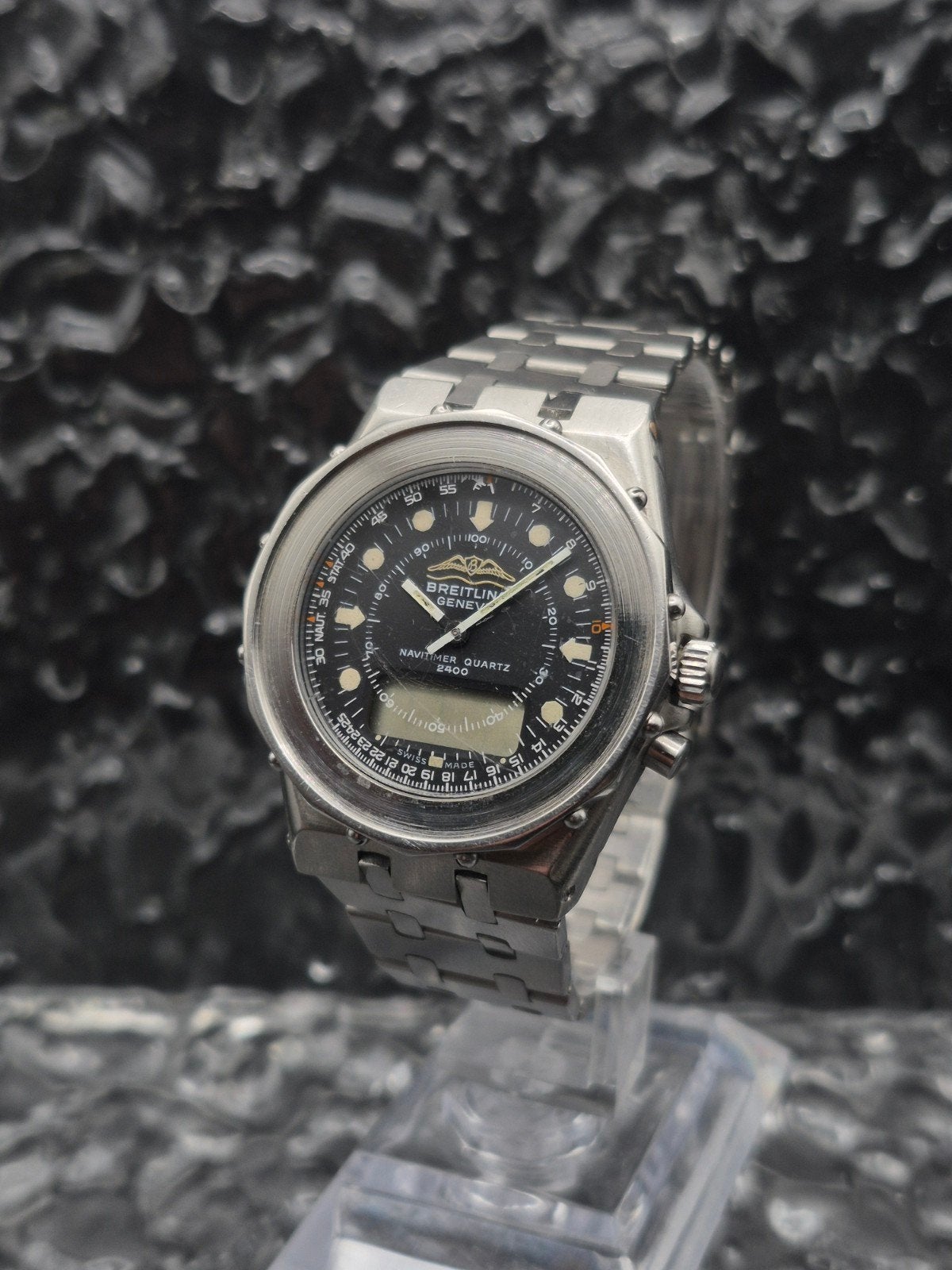 Breitling Navitimer Cosmos 2400 Ref. 81470 - Reparatie, Gebruikt, Zwart, Breitling, Waterdicht