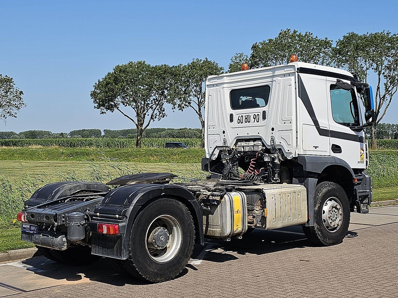 MERCEDES-BENZ AROCS 1846 2046 ret. pto+hydr., Automaat, Euro 6, Wit, Mercedes-Benz
