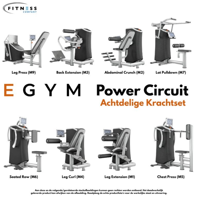 eGym – Power Circuit – Achtdelige Krachtset, Ophalen of Verzenden, Nieuw, Benen, Overige typen
