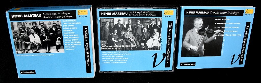 Henri Marteau - Swedish Pupils & Colleagues - The Stringplay, Ophalen of Verzenden, Classicisme, Zo goed als nieuw, Overige typen