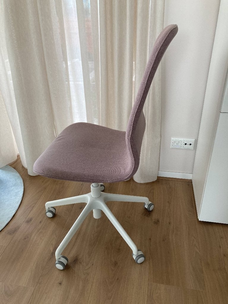 IKEA LÅNGFJÄLL oudroze, Ophalen, Zo goed als nieuw, Roze, Bureaustoel