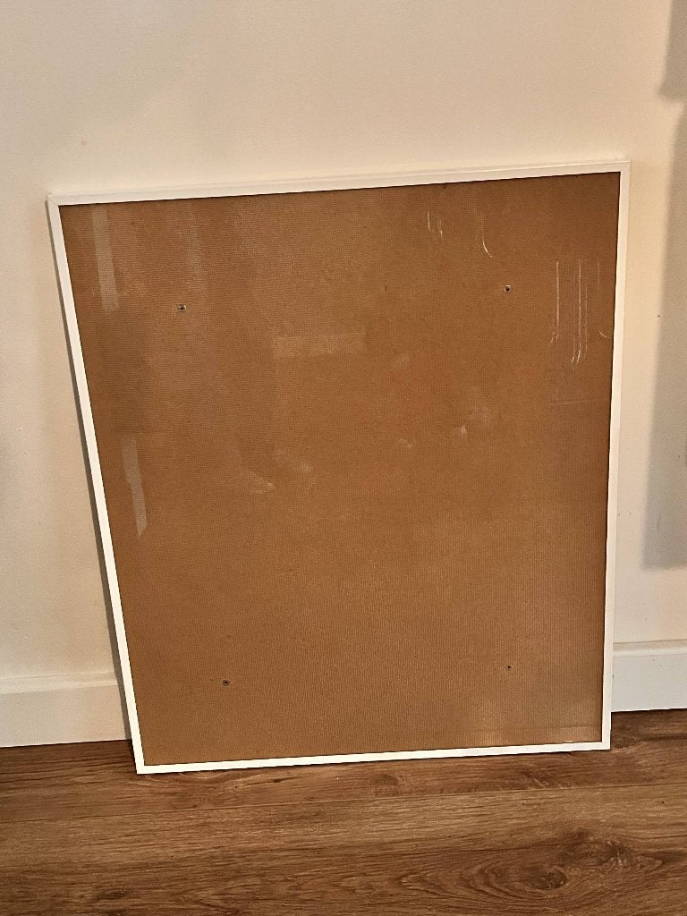 witte wissellijst 50 x 60, Huis en Inrichting, Woonaccessoires | Lijsten, Ophalen, Kunststof, 50 tot 75 cm, Zo goed als nieuw