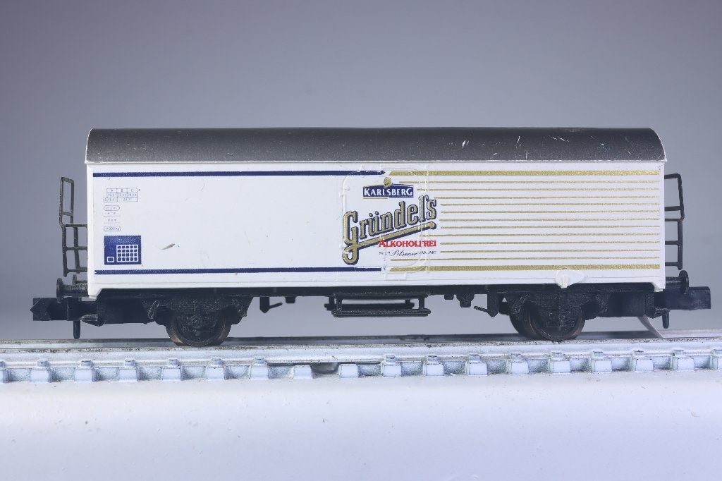 Koelwagen type Ichqrs, Karlsberg Gründels, DB, Arnold, Gebruikt, Gelijkstroom, Wagon