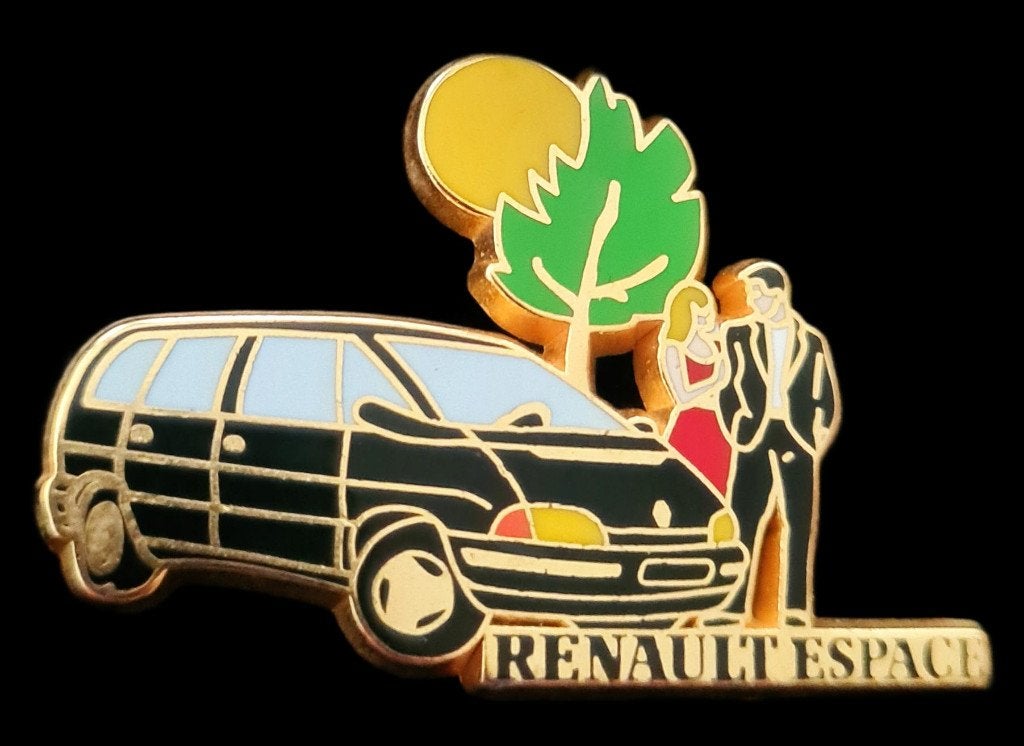 Renault Espace pin- zwart, Verzenden, Nieuw, Transport, Speldje of Pin