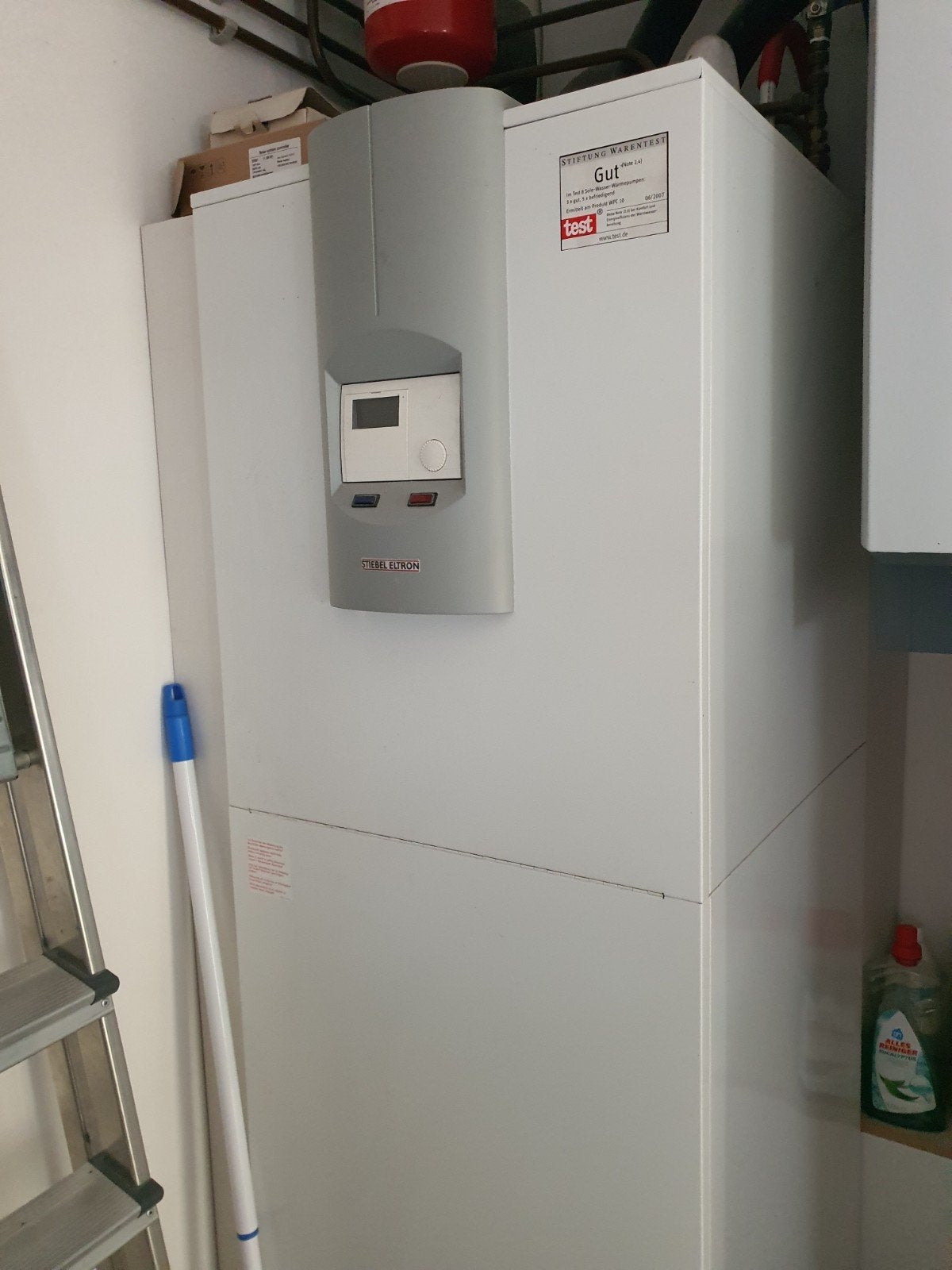 Warmtepomp, water/water stiebel eltron wpc10 verwarm/ koelen, Ophalen, Gebruikt, Hoog rendement (Hr), Overige typen
