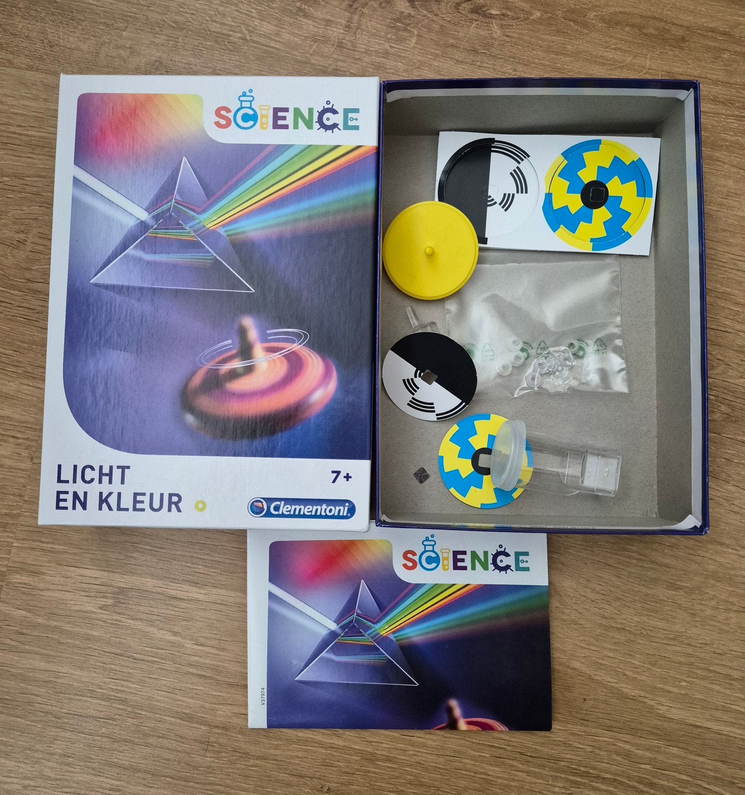 Clementoni Science: Licht en Kleur Experimenteerdoos, Ophalen of Verzenden, Nieuw, Ontdekken