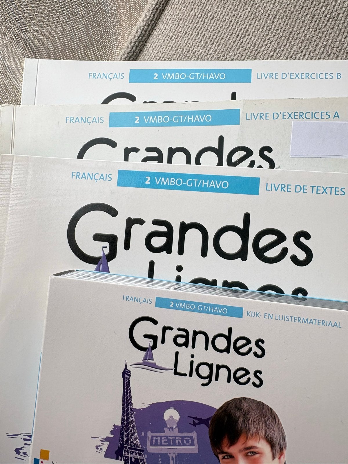 Grandes Lignes Frans Boekenpakket VMBO-GT/HAVO 2, Ophalen of Verzenden, Gelezen, Non-fictie