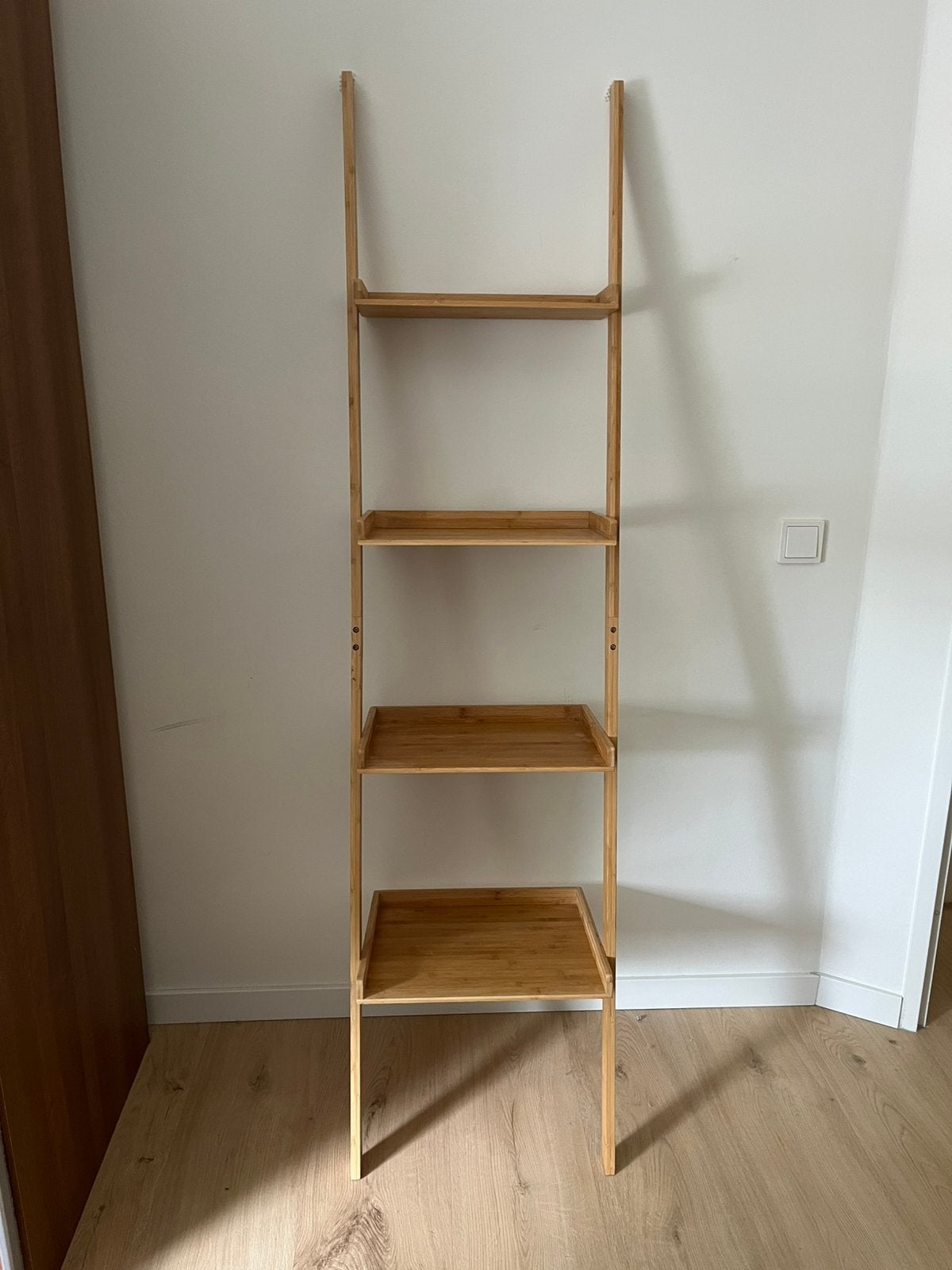 Bamboe ladderrek voor badkamer, Ophalen, Zo goed als nieuw