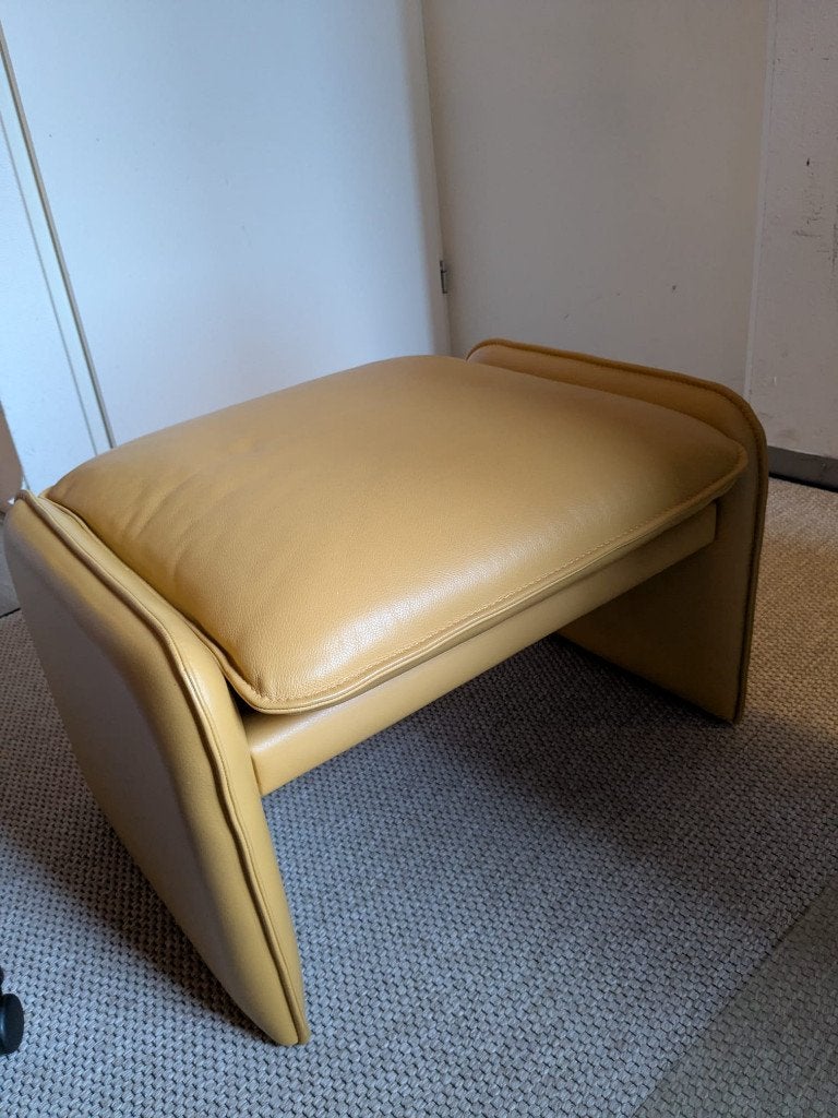 Leolux Hocker, Ophalen, 75 tot 100 cm, Zo goed als nieuw, 75 tot 100 cm
