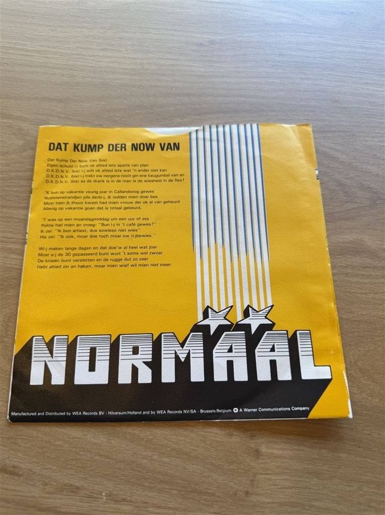 Normaal - Dat kump der now van, Cd's en Dvd's, Vinyl Singles, Ophalen of Verzenden, Zo goed als nieuw, Nederlandstalig