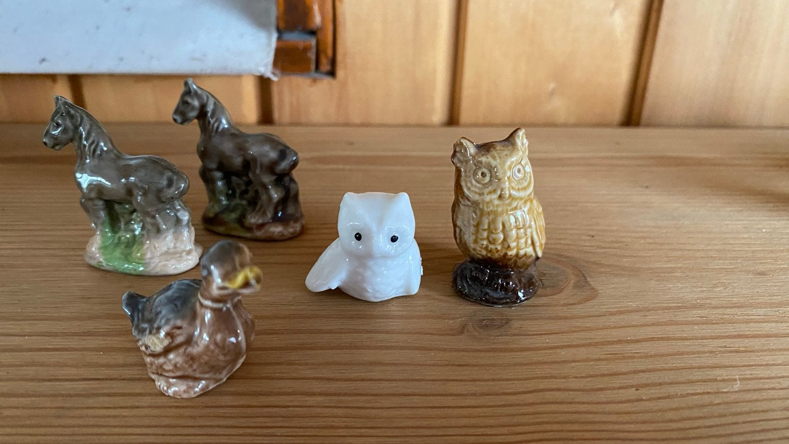 Wade Whimsies porseleinen beeldjes - diverse dieren, Verzamelen, Ophalen, Zo goed als nieuw, Overige soorten, Beeldje of Figuurtje