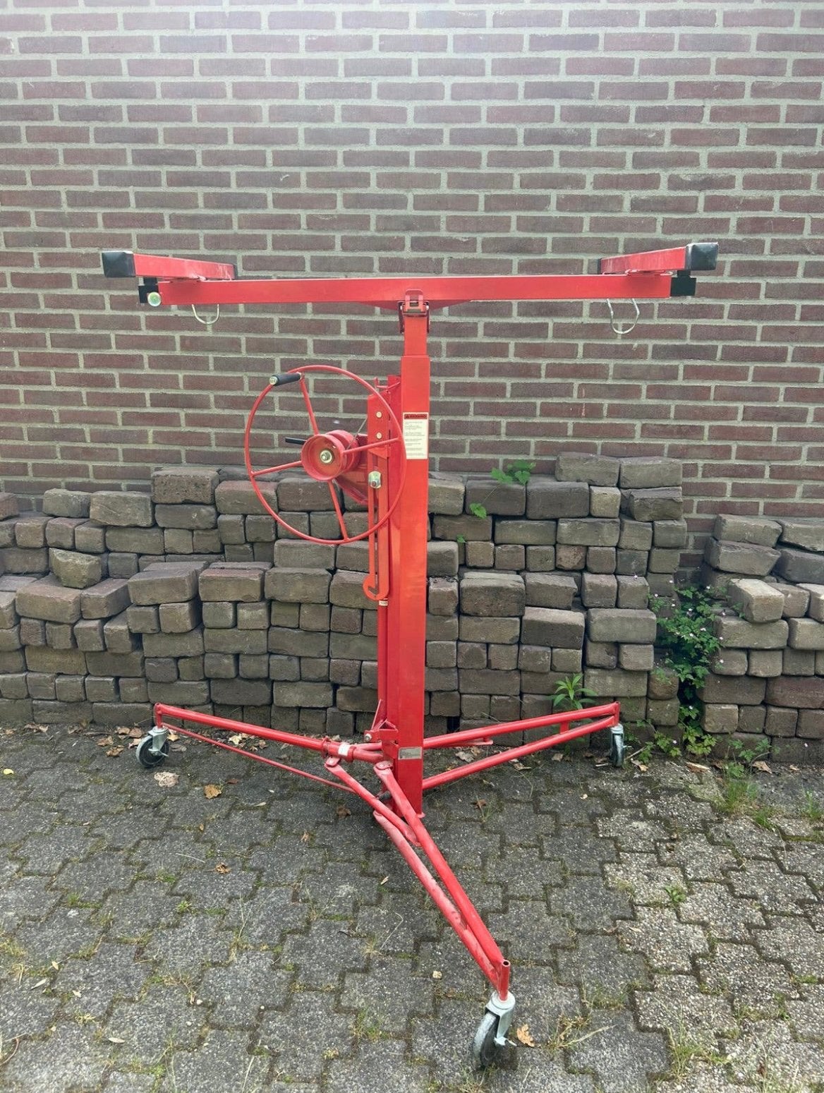 Huur platenlift / gipslift, Doe-het-zelf en Verbouw, Lieren en Takels, Ophalen, Zo goed als nieuw