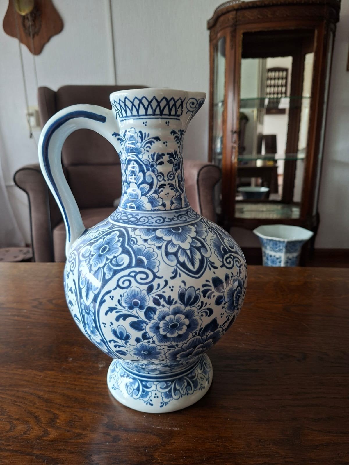 9x Antiek Delfts Blauw: Vazen en Kannen Collectie, Antiek en Kunst, Ophalen of Verzenden