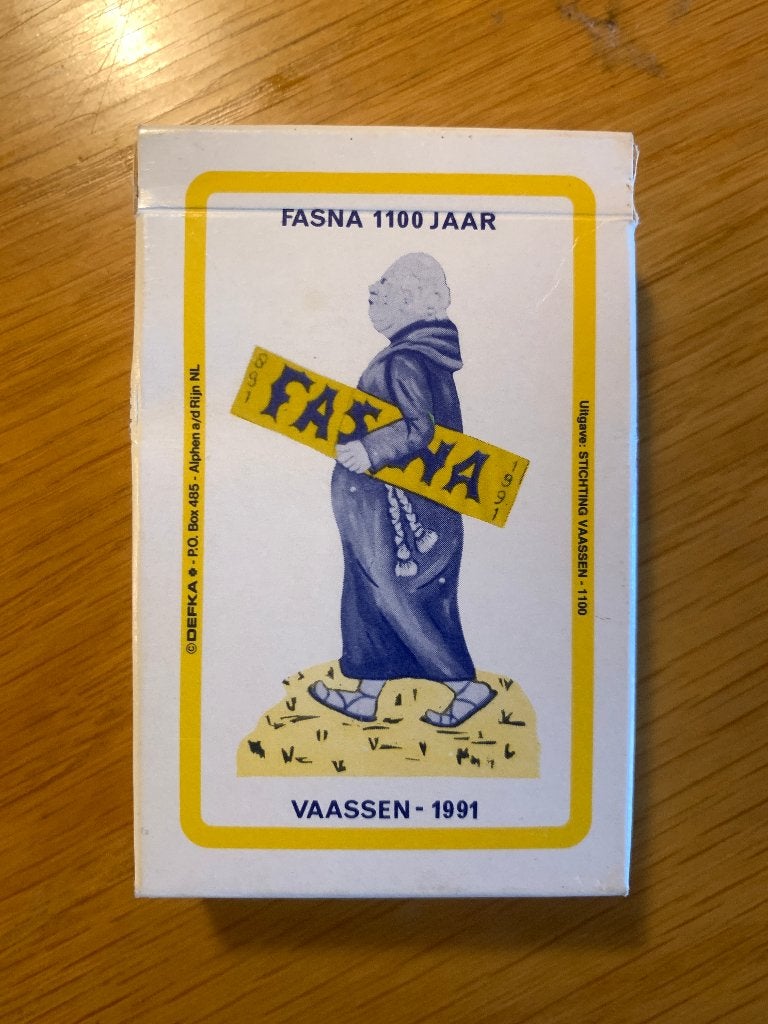 FASNA 1100 JAAR VAASSEN - 1991 Kaartspel, Ophalen of Verzenden, Zo goed als nieuw