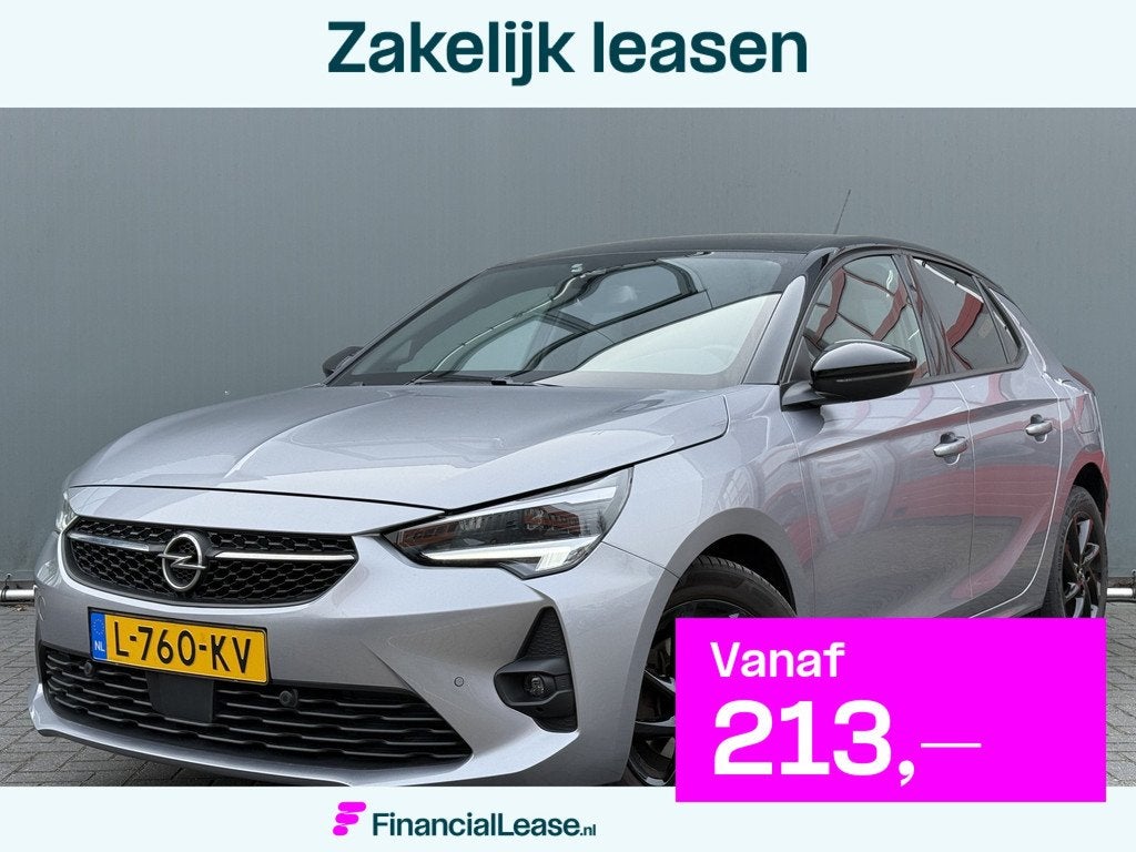 Opel Corsa BWJ 2021 1.2 131 PK GS Line AUTOMAAT | FULL LED |, Stof, Gebruikt, 49 €/maand, Origineel Nederlands