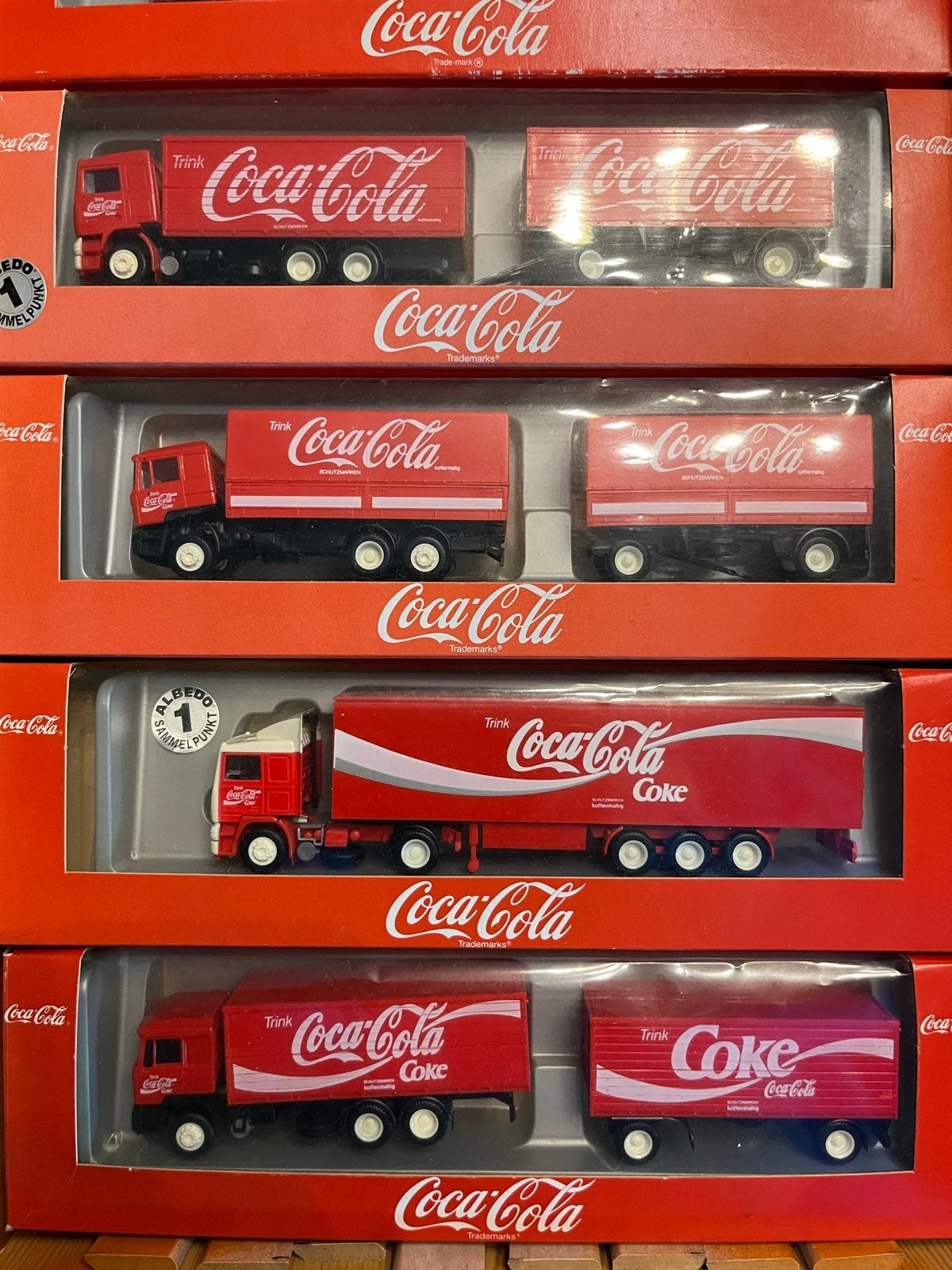 Coca-Cola vrachtwagens inclusief originele verpakking, Ophalen of Verzenden, Nieuw