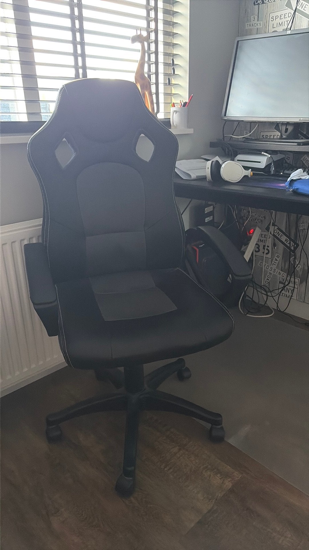 Gamestoel, Ophalen, Zo goed als nieuw, Zwart