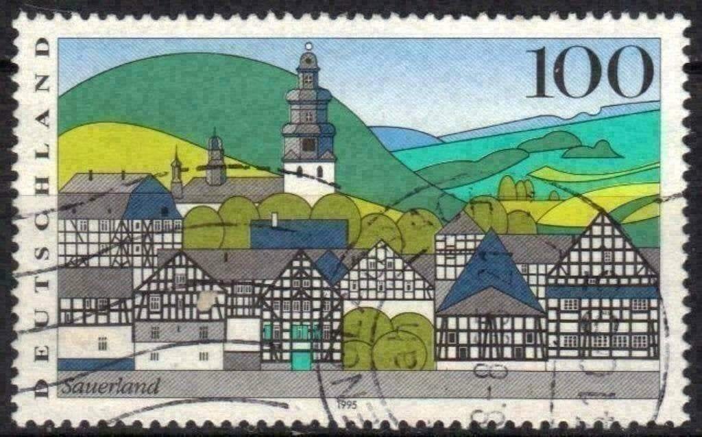 Duitsland 1995 - Yvert 1642 - Sauerland (ST), Verzenden, 1990 tot heden, Gestempeld