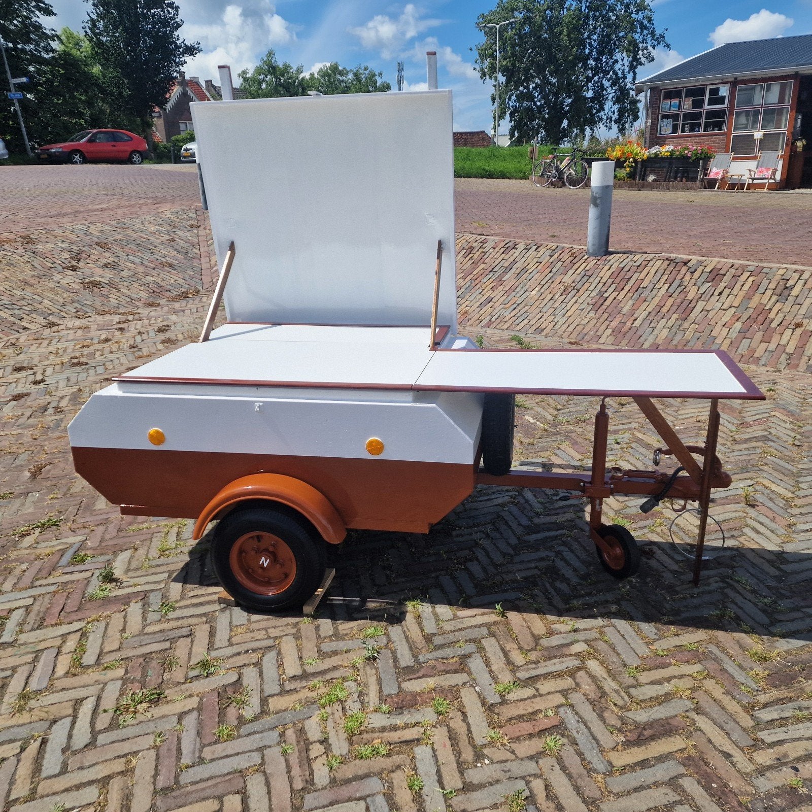 Custom Multipurpose Bagagewagen / Verkoopwagen / Koelwagen, Ophalen