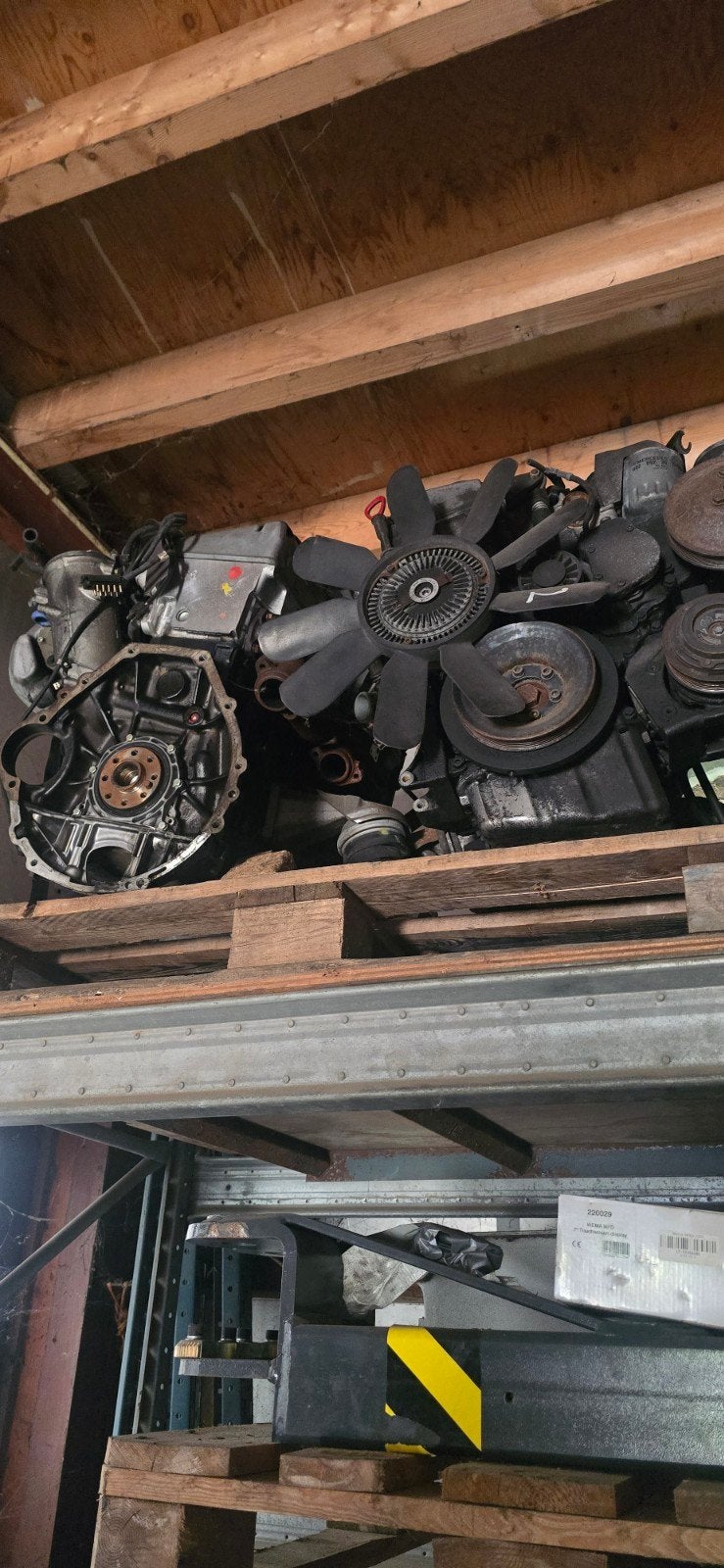 3x OM606 Mechanische Motoren tot 300pk, Ophalen of Verzenden, Gebruikt, Mercedes-Benz