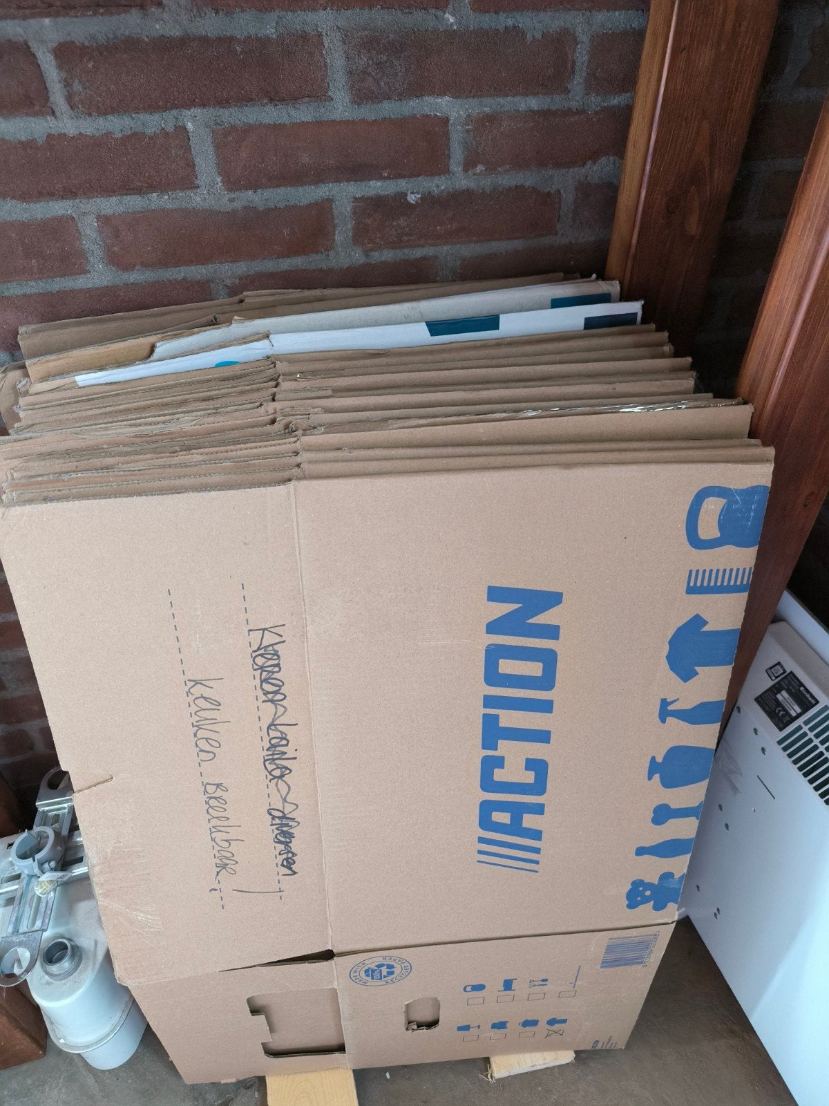 19x Verhuisdozen / Opslagdozen - Action, Ophalen, Gebruikt