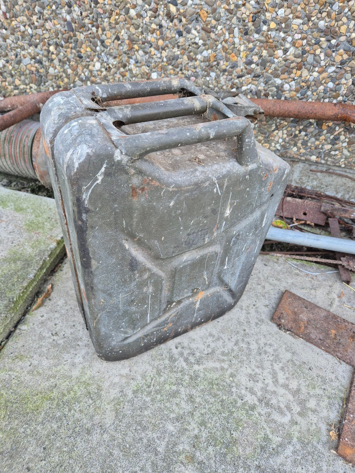 jerrycan 20l groen, Verzamelen, Ophalen, Huis en Inrichting