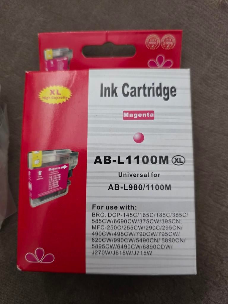 Nieuw Set van 10 stuks Brother LC-1100BK XL Inktcartridges, Ophalen of Verzenden, Nieuw, Cartridge, Brother