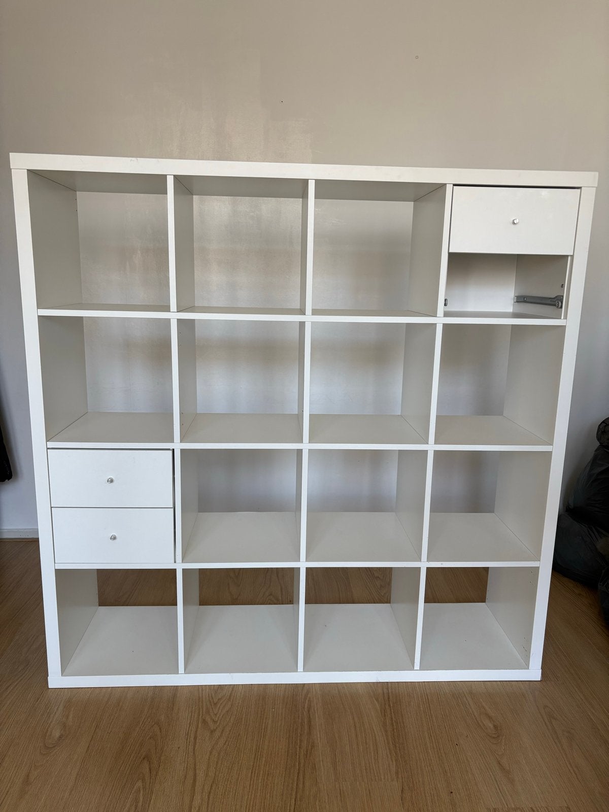 IKEA Kallax Vakkenkast - Wit, Huis en Inrichting, Kasten | Boekenkasten, Ophalen, Gebruikt, 100 tot 150 cm, Minder dan 100 cm