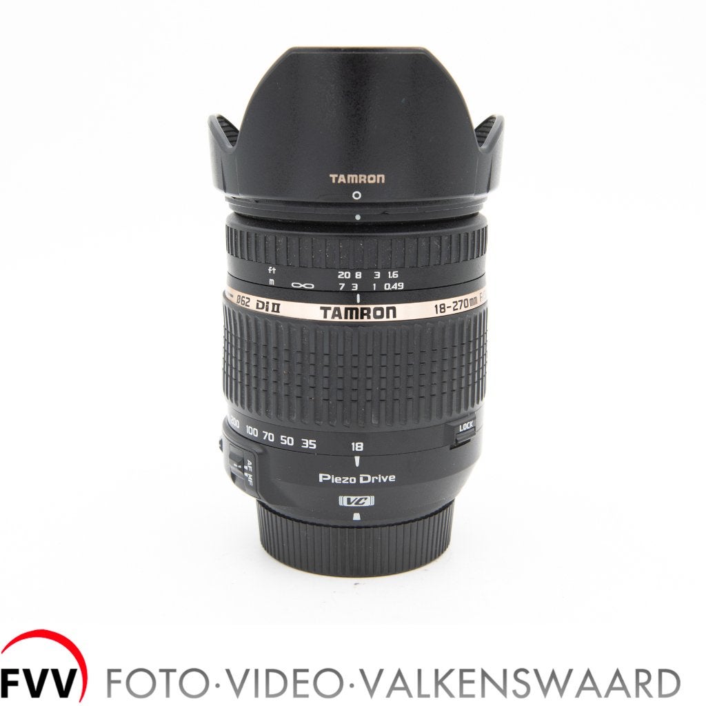 Tamron 18-270 mm F3.5-6.3 VC voor Nikon, Gebruikt, Handmatige focus, Ophalen of Verzenden, 270 mm