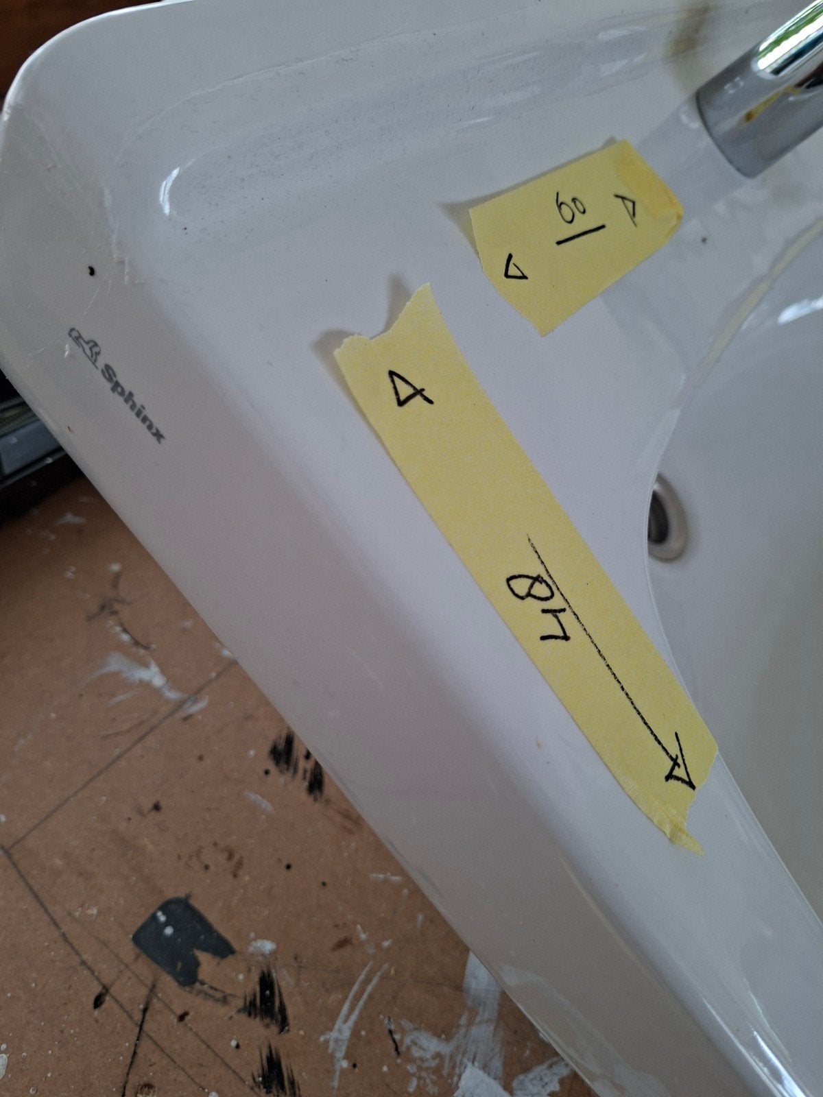 Wastafel Sphinx met kraan - Zo goed als nieuw, Ophalen of Verzenden, Zo goed als nieuw, Wastafel