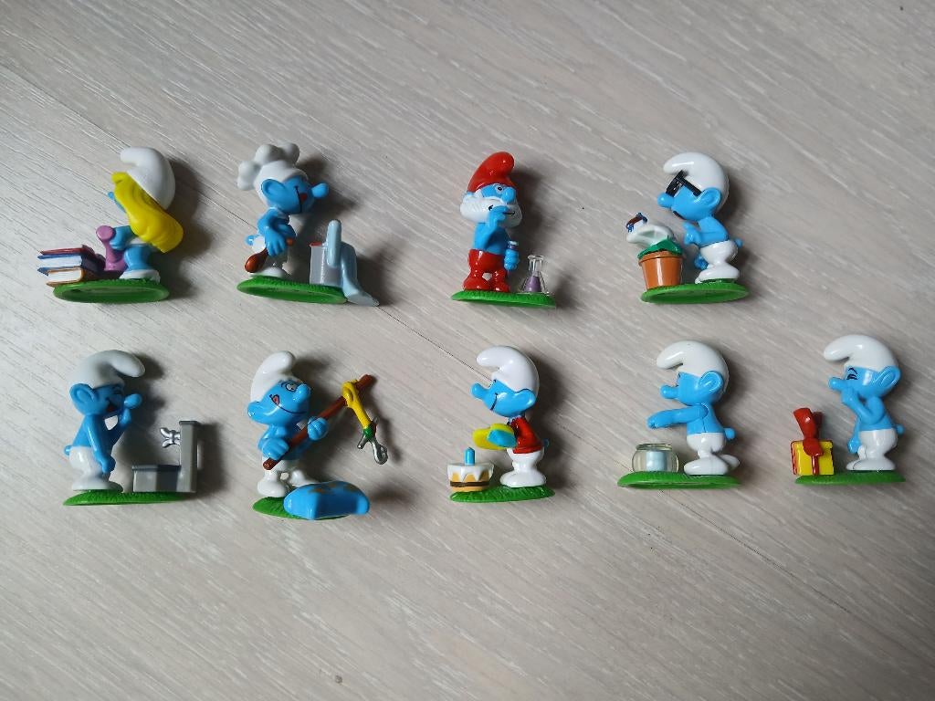 Kinder Surprise Smurfen compleet uit 1983 (ALS NIEUW), Verzamelen, Smurfen, Ophalen of Verzenden, Zo goed als nieuw, Verschillende Smurfen