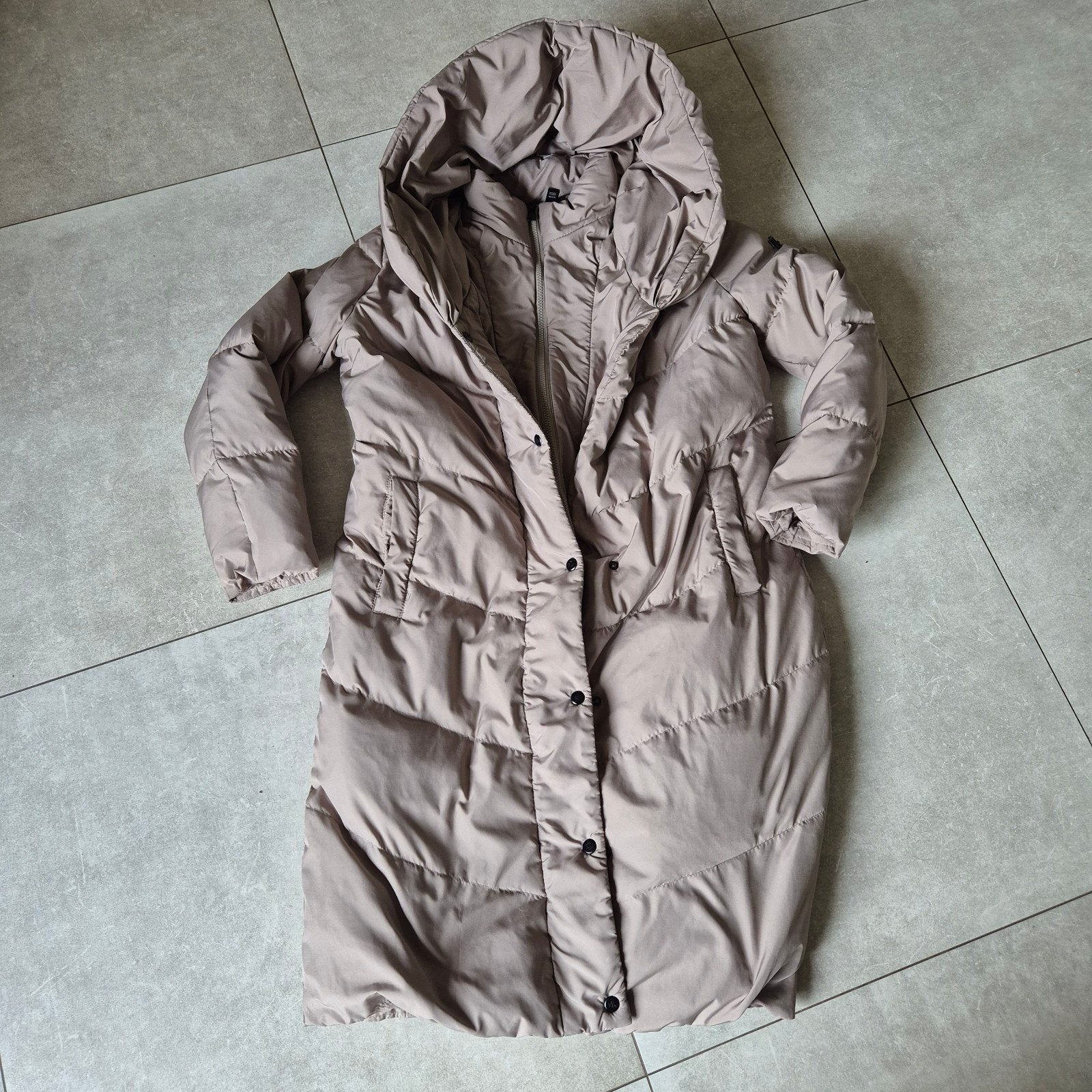 Ralph Lauren lange winterjas maat M, Kleding | Dames, Maat 38/40 (M), Beige, Ophalen of Verzenden, Ralph Lauren