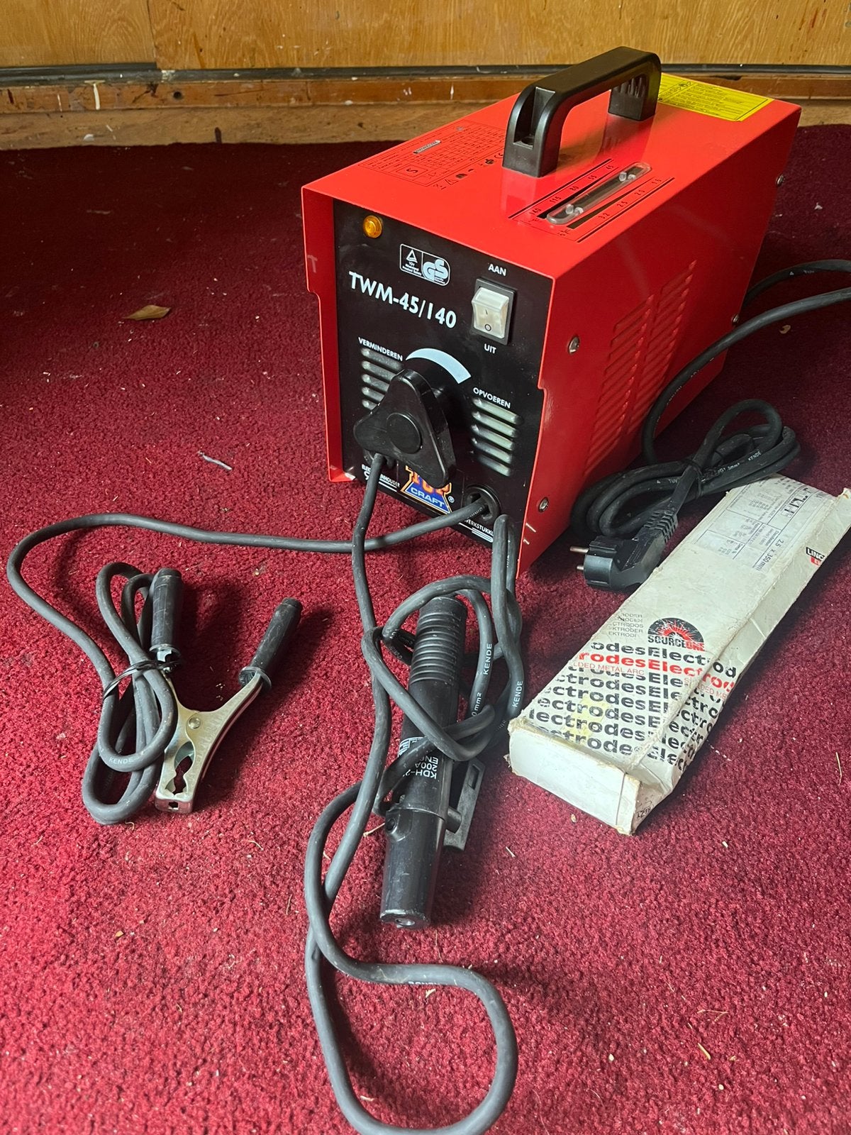 Lasapparaat niet gebruikt, Ophalen, Zo goed als nieuw, Minder dan 150 ampère, Elektroden