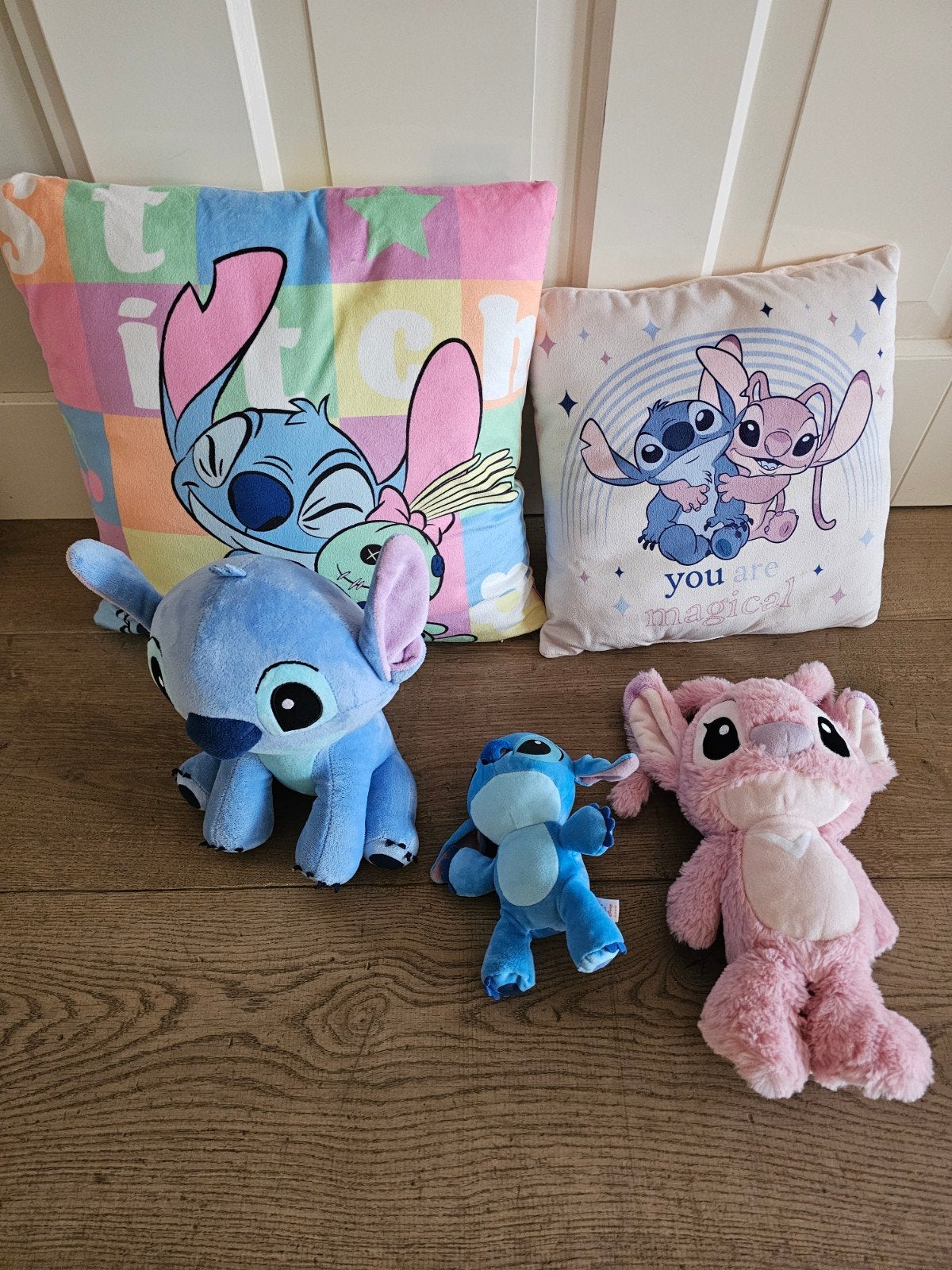 Stitch en Angel knuffels en kussens - Disney Lilo & Stitch, Ophalen of Verzenden