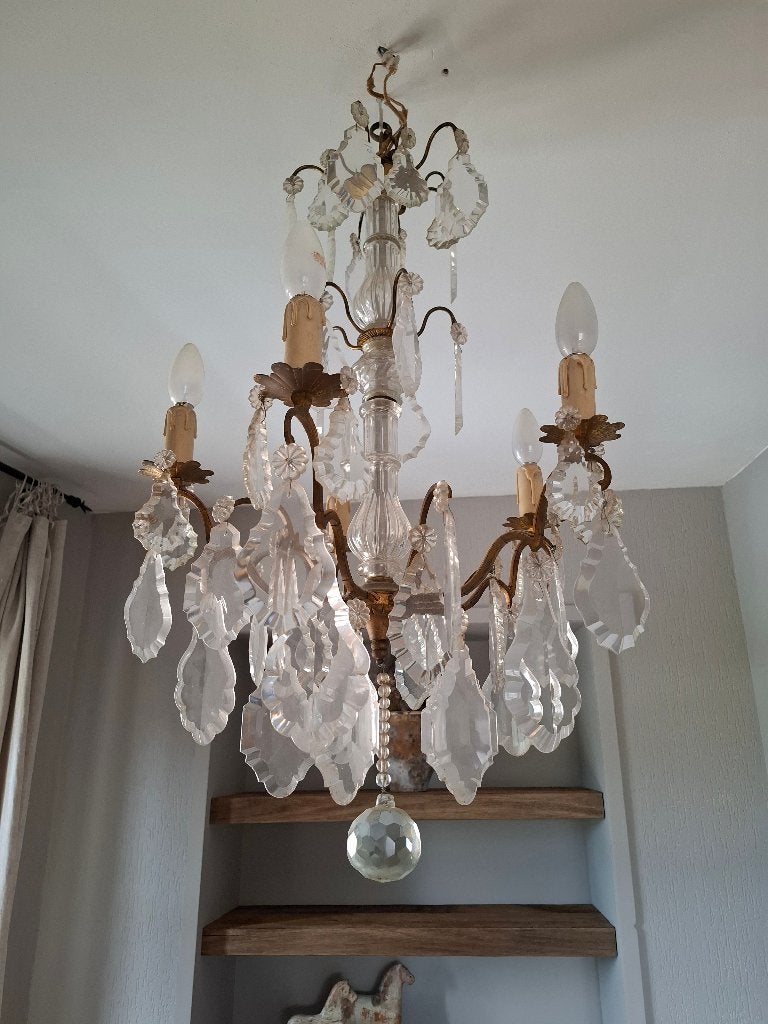 antieke kroonluchter, Antiek en Kunst, Antiek | Lampen, Ophalen