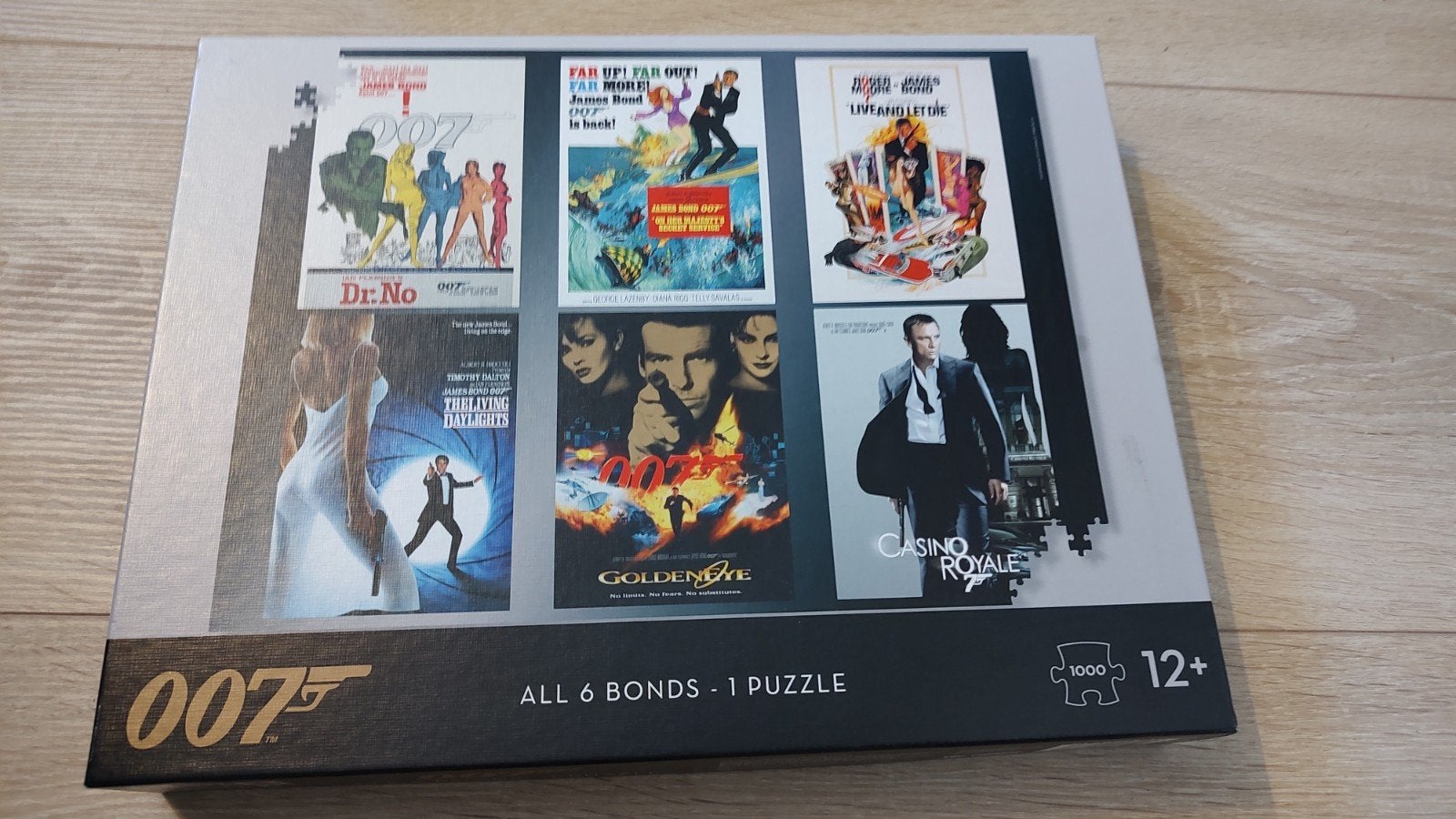 James Bond puzzel (6 acteurs), Ophalen, 500 t/m 1500 stukjes, Zo goed als nieuw, Legpuzzel