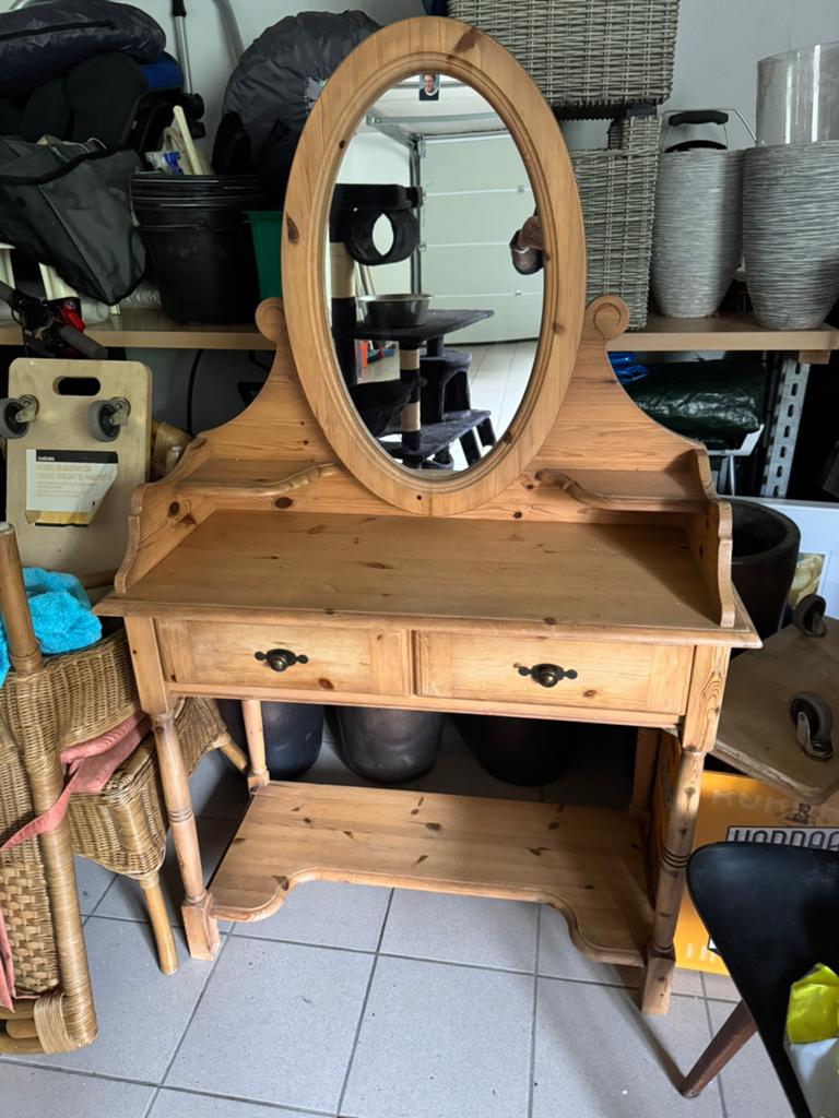 Kaptafel, Huis en Inrichting, Tafels | Kaptafels, Ophalen, Gebruikt, 50 tot 100 cm, Minder dan 100 cm