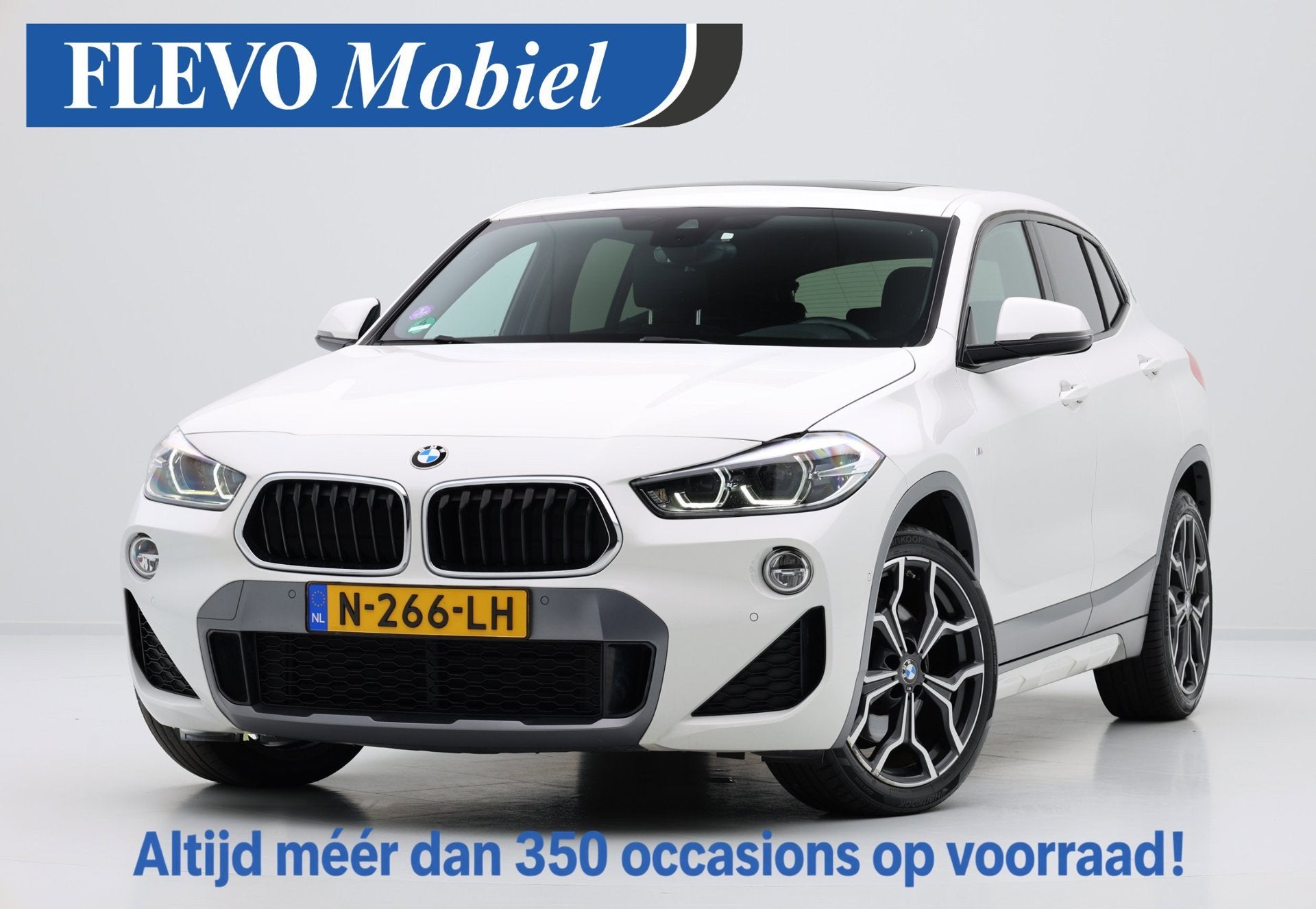 BMW X2 SDrive20i M Sport Aut. Pano|Leder|Cam|Sportstoelen|LM, Auto's, X2, Euro 6, 1435 kg, Wit