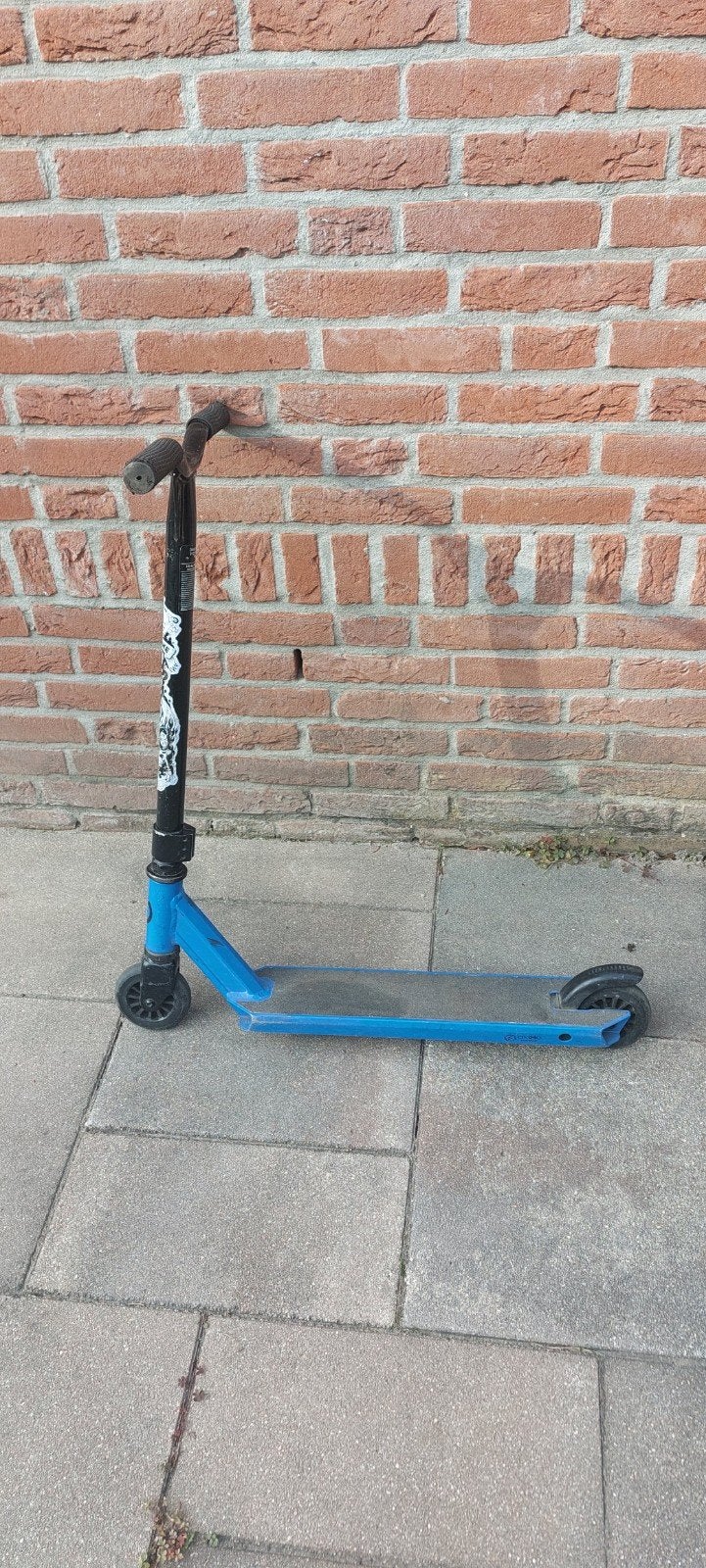 Blauwe Oxelo stuntstep - Gebruikt, Ophalen, Gebruikt, Gewone step, Oxelo
