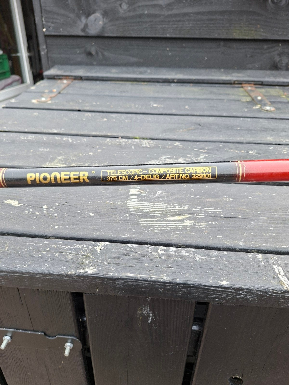 Pioneer Telescopische Werphengel met DAM Quick Fighter50 Mol, Ophalen, Gebruikt, Complete hengel