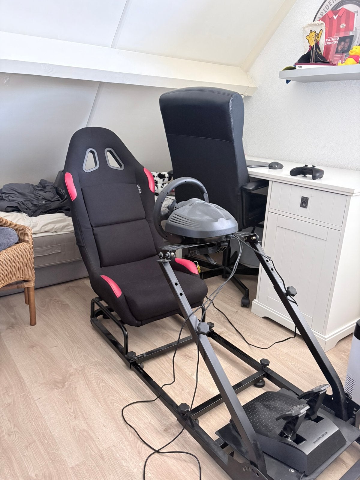 Thrustmaster TMX Racestuur + Racestoel (Xbox/PC), Ophalen, Racestoel, Gebruikt, Xbox