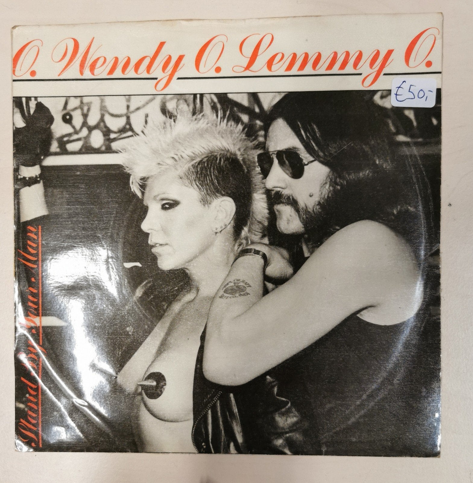 Wendy O. & Lemmy - Stand By Your Man (Single, 1982), Gebruikt, Fotohoes, 7 inch, Ophalen of Verzenden
