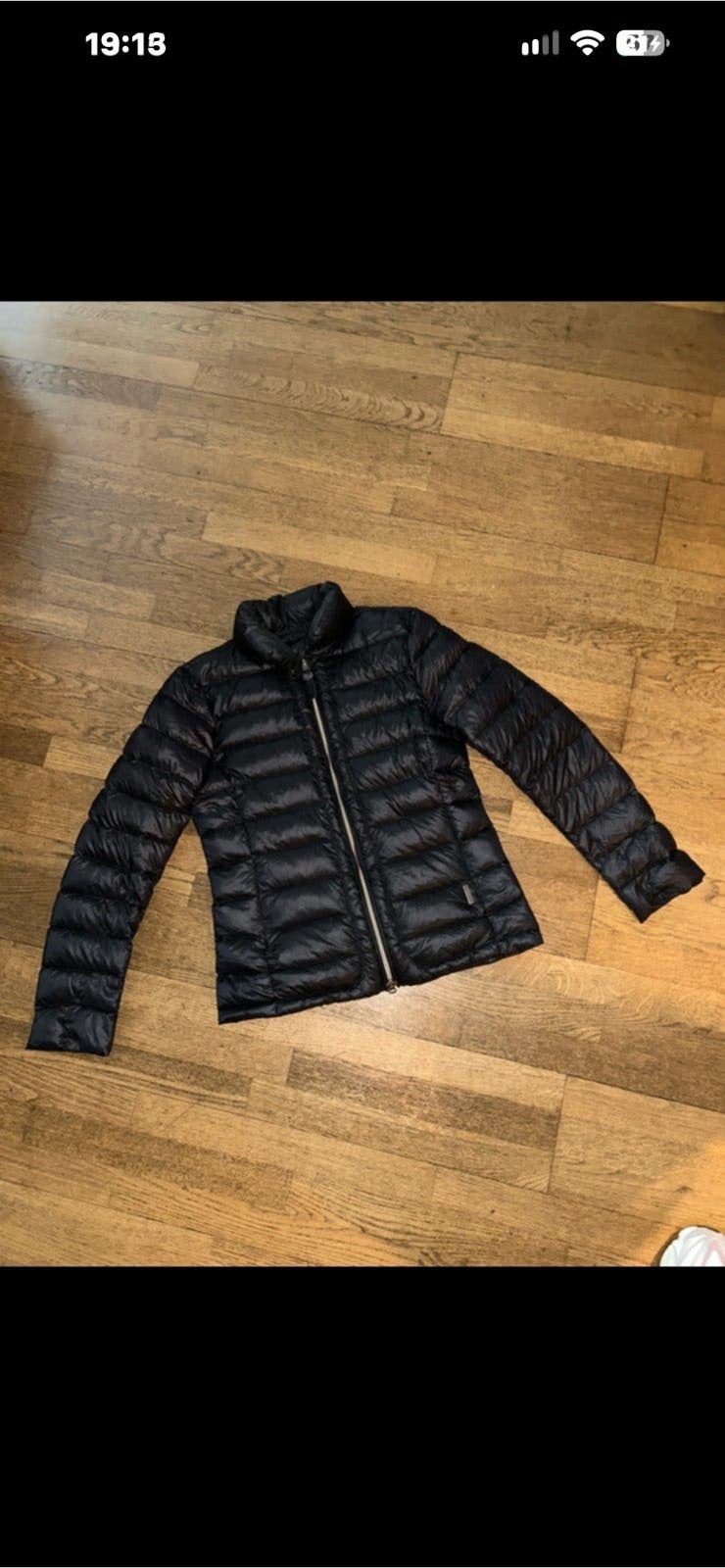 Woolrich puffer jas zwart nette staat dames L, Ophalen of Verzenden, Gedragen, Maat 42/44 (L), Zwart