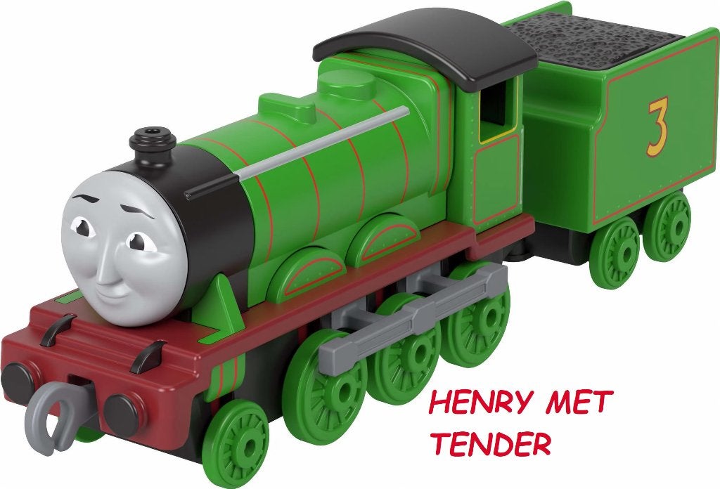 Nieuw Thomas Trein Trackmaster Push Along, Henry met Tender, Kinderen en Baby's, Ophalen of Verzenden, Nieuw