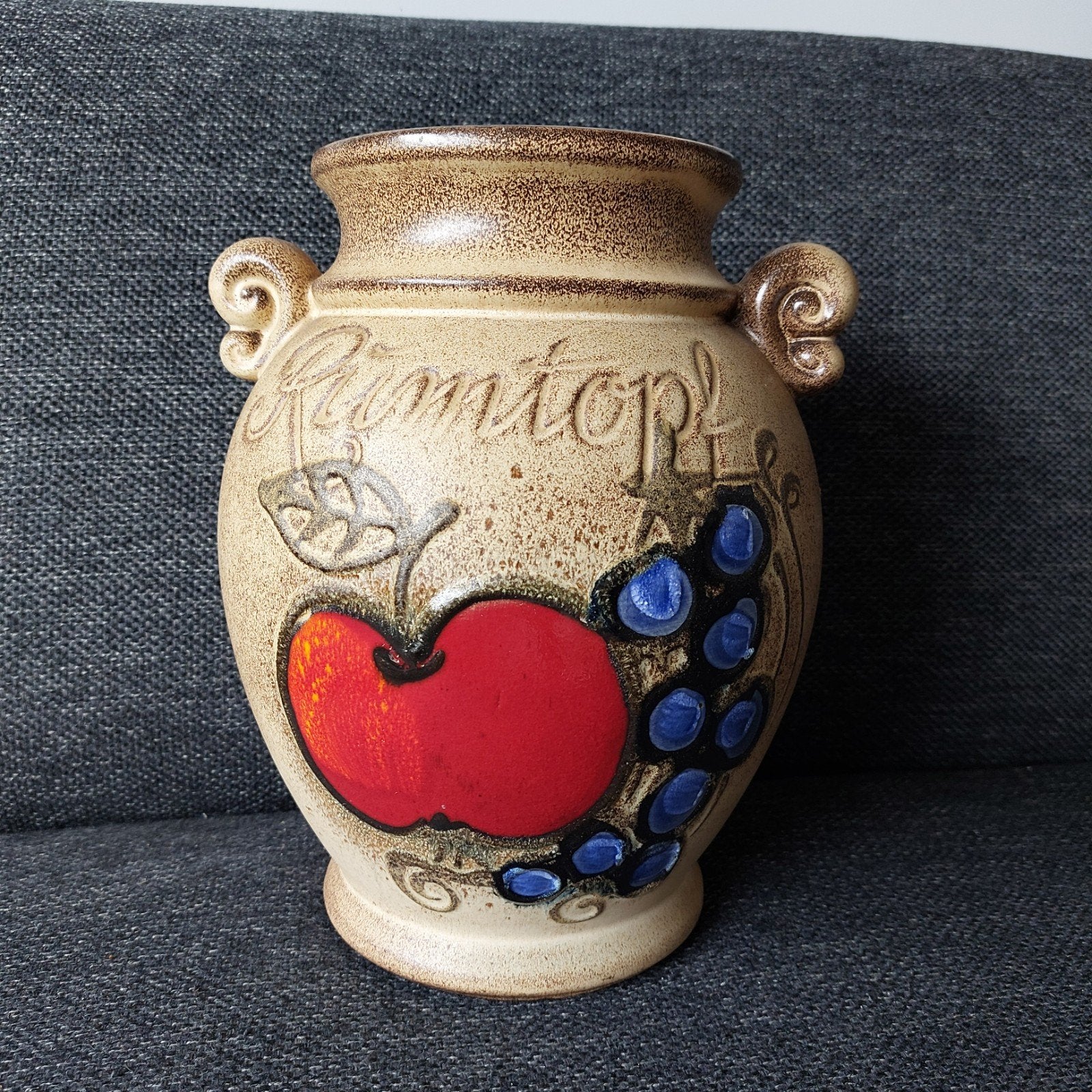 Vintage Rumtopf aardewerk pot - W. Germany 826-36, Antiek en Kunst, Ophalen of Verzenden