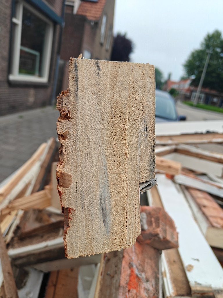 Kozijnhout 1919, Ophalen, Gebruikt, Minder dan 25 mm, Balk