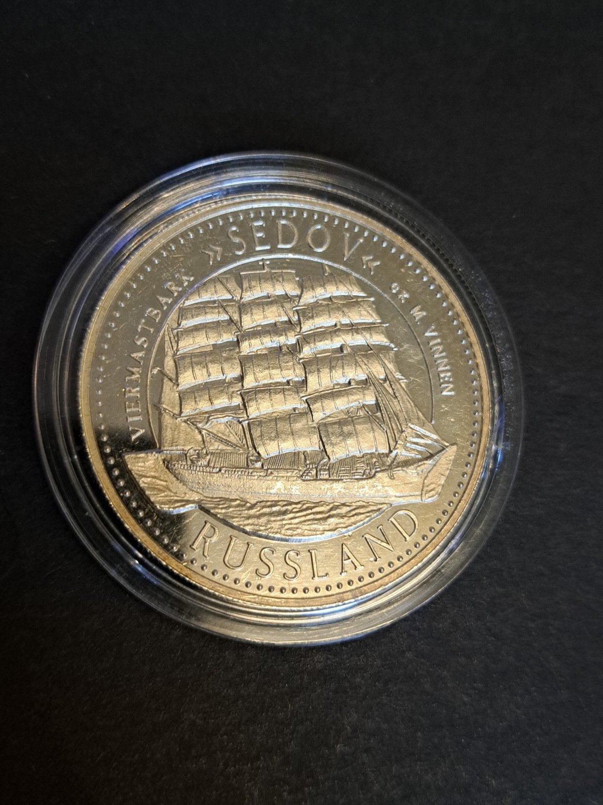 1 ounce letzten windjammer Sedov Russland, Ophalen of Verzenden, Zilver