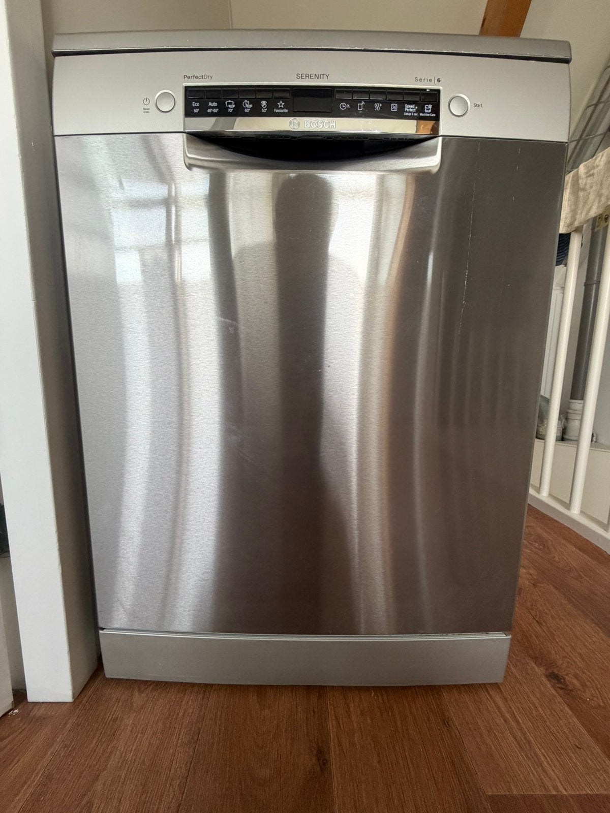 Bosch Serie 6 Vaatwasser RVS - PerfectDry Zeolith, Witgoed en Apparatuur, Vaatwasmachines, Zo goed als nieuw, Vrijstaand, Minder dan 85 cm
